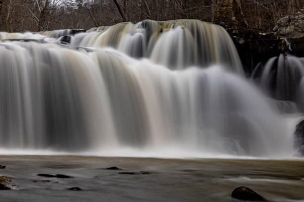 istock Brush Creek Falls in winter 1456860058