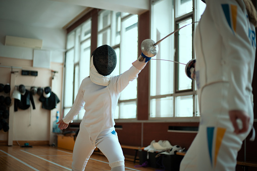 Fencing sports