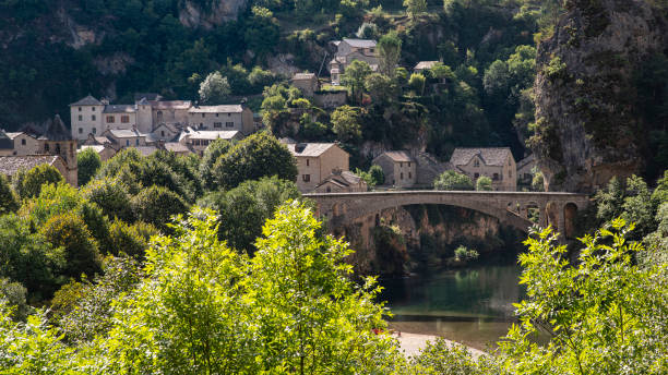 istock Old village in the Gorges du Tarn 1456863146