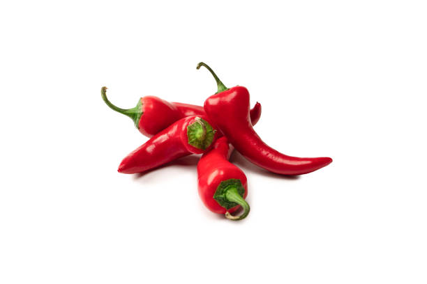 istock Red hot chili pepper isolated on a white background. 1456863210