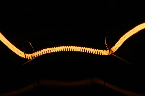 istock Interior of a lit lamp in a room 1456865663