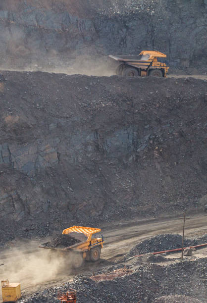 istock Machinery and equipment for iron ore mining 1456877470