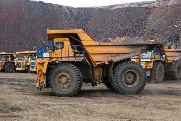 istock Machinery and equipment for iron ore mining 1456877493
