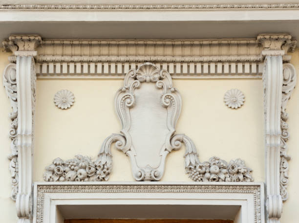 istock architecture decoration on the facade of a building 1456877850