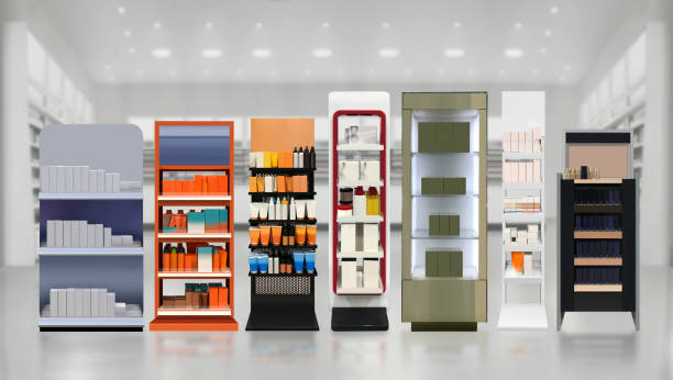 istock Pharmacy store point of sale rack 1456881344