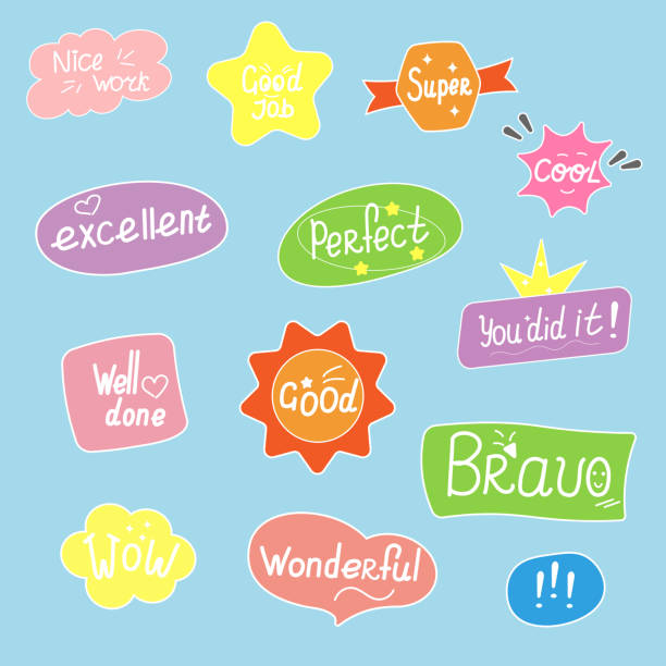 1,300+ Encouraging Stickers Stock Illustrations, Royalty-Free Vector  Graphics & Clip Art - iStock