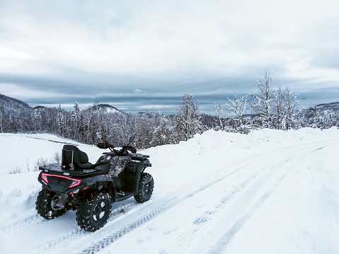 ATV adventures in the wintertime