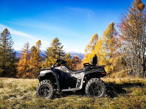 ATV reaching the most remote locations in the wilderness