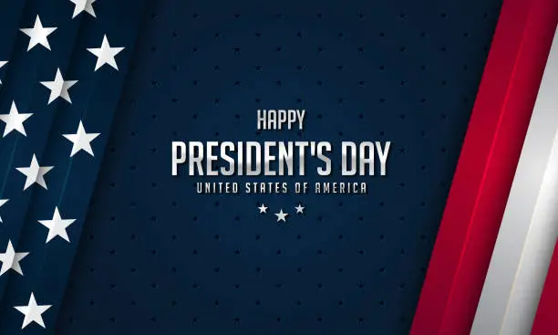 Vector illustration of President's Day Background Design.