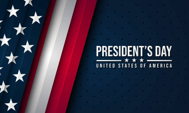 ilustrações de stock, clip art, desenhos animados e ícones de president's day background design. - presidente