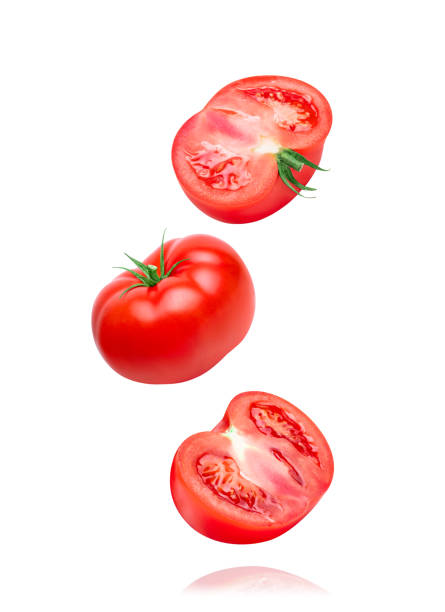 istock Tomato vegetables isolated on white background. 1456907531