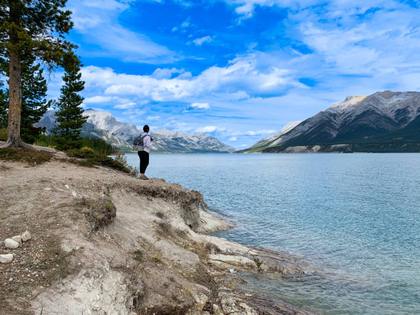 istock Woman Overlooking a lake 1456914415