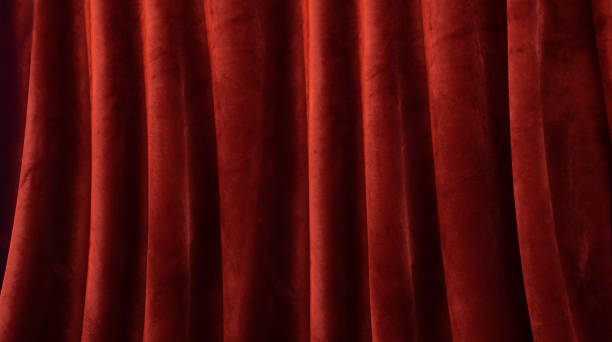 istock dark background of classic velvet curtain 1456923143