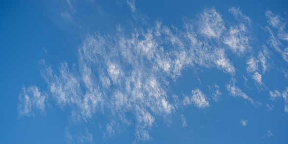 pattern blue sky with white clouds