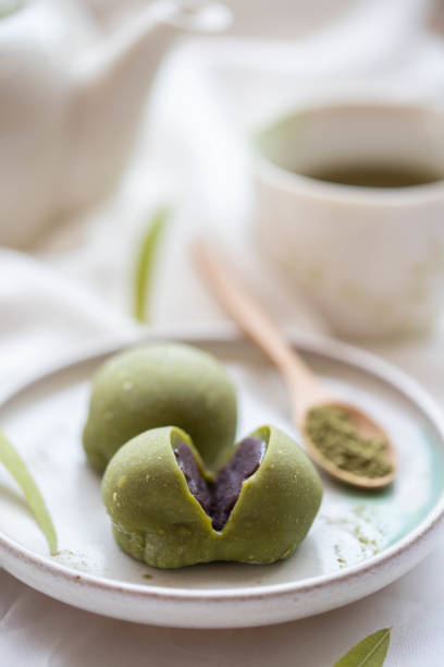 istock daifuku in green mochi batter 1456926270