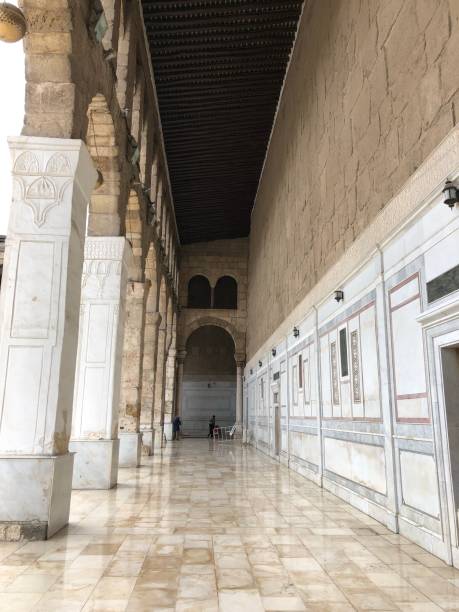 istock Arches in the Umayyad mosque - Damascus, Syria 1456928309