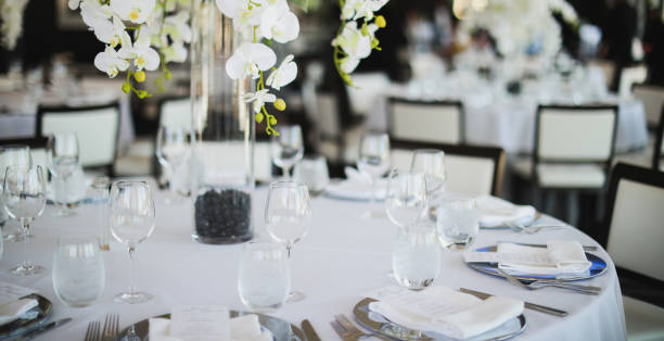 istock wedding venue tables flowers alcohol reception celebration candles 1456928615