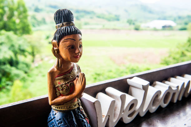 Thai Wooden Doll, Thailand.
