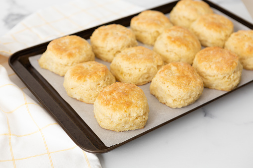 istock Freshly Baked Homemade Buttermilk Biscuits 1456931983