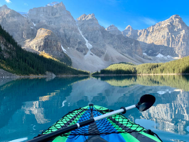 istock Kayaking on Lake Moraine 1456933767