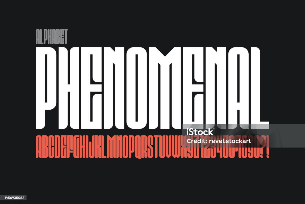 Conception d’alphabet condensé, style minimalisme, ensemble de caractères à la mode. - clipart vectoriel de Police de caractère libre de droits Conception d’alphabet condensé, style minimalisme, ensemble de caractères à la mode. - clipart vectoriel de Police de caractère libre de droits