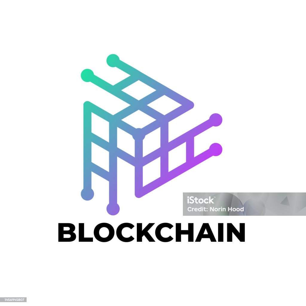 Blockchain Design Vector Blockchain Template Technology Vector Design Stock Illustration ...