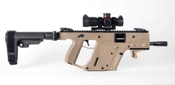 istock Pistol Brace with 9mm pistol. 1456954639