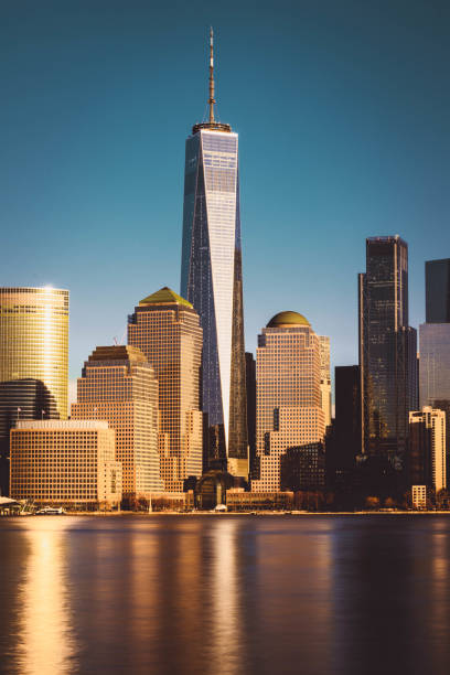 istock Freedom Tower and Lower Manhattan from New Jersey 1456961864