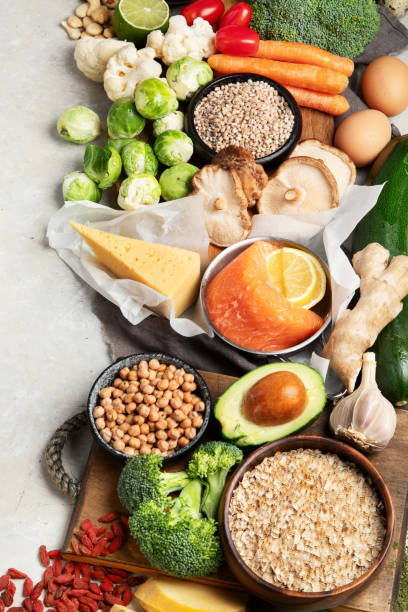 istock Selection of healthy food. 1456978002