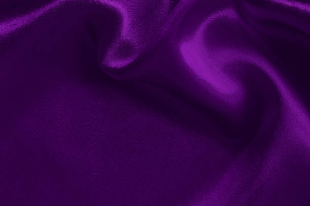 istock Purple fabric cloth texture for background and design art work, beautiful crumpled pattern of silk or linen. 1456986951