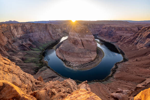 istock Grand Canyon at the Horseshoe Bend at sunrise 1456989593