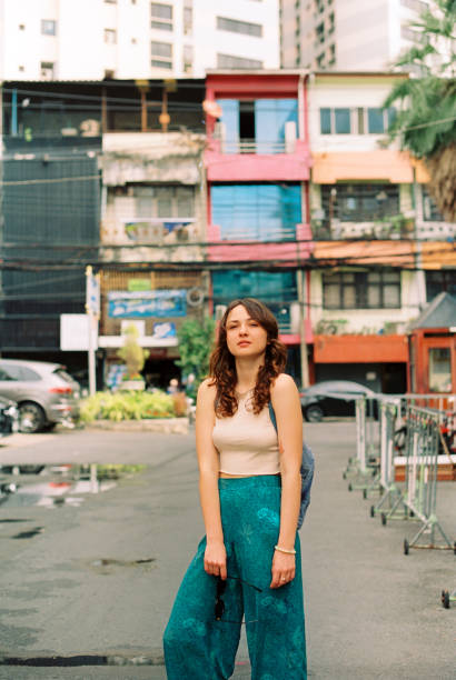 istock Woman walking in Bangkok 1456998543