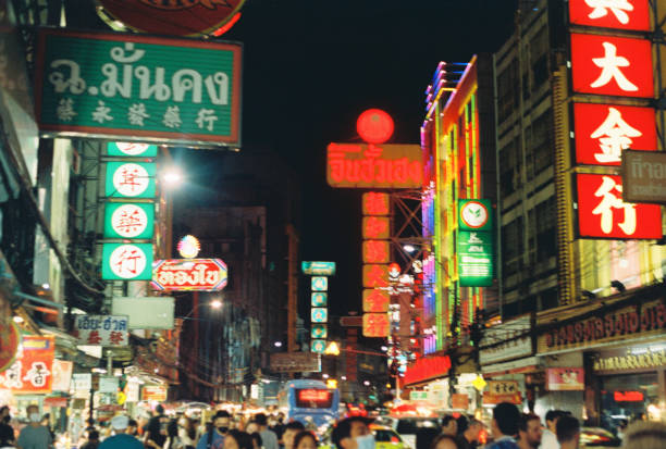 istock Chinatown in Bangkok at night 1456998627