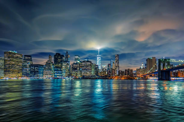 istock View of Manhattan with clouds 1457004946