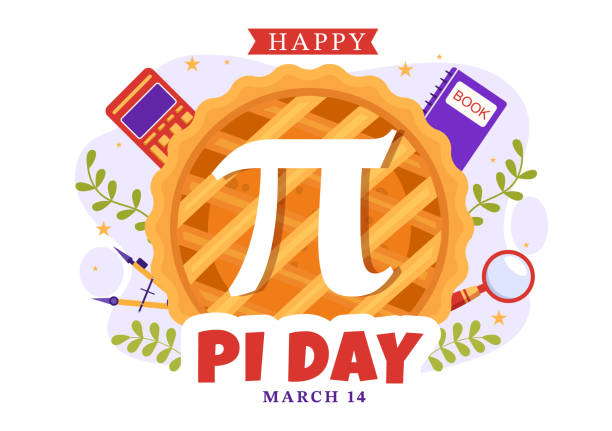 istock World Pi Day Illustration with Mathematical Constants, Greek Letters or Baked Sweet Pie for Landing Page in Hand Drawn Cartoon Symbol Templates 1457005555