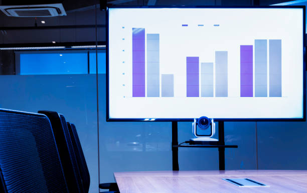 istock Presentation meeting, Video conference meeting room 1457024824