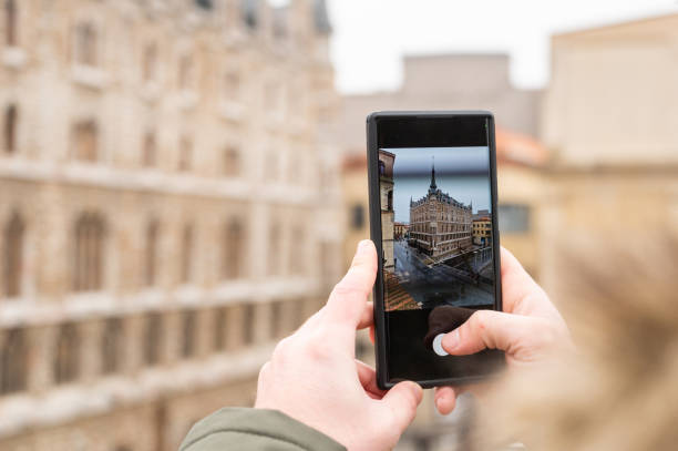 istock Taking a photo with a smart phone 1457032365