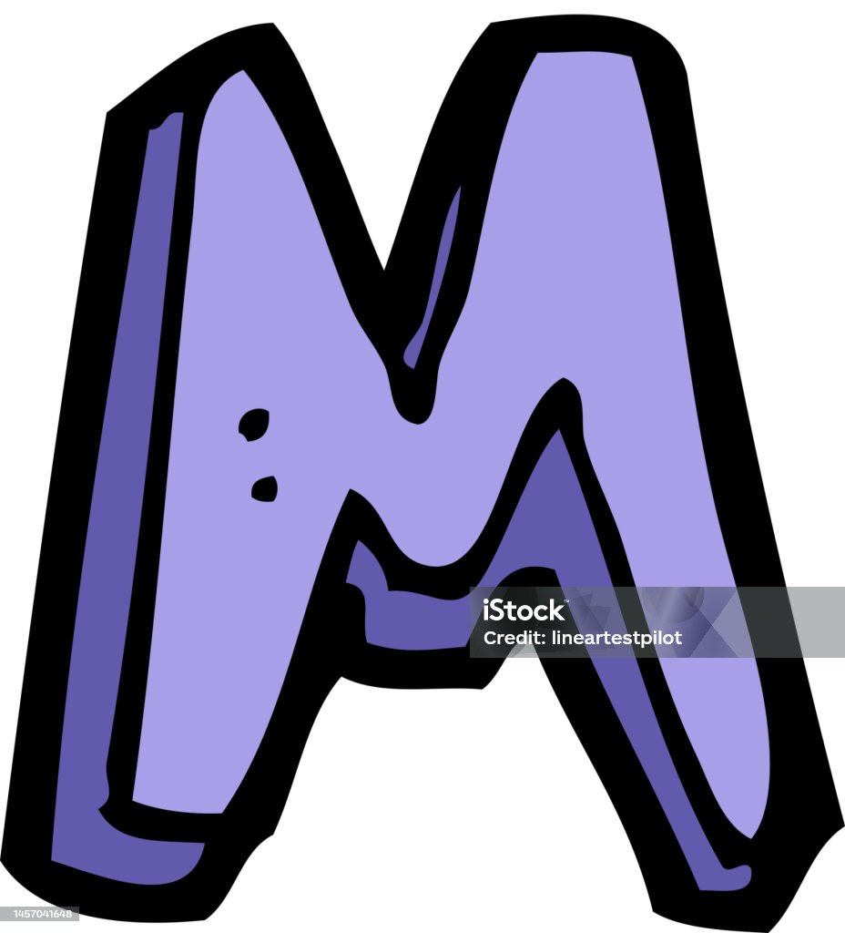 Cartoon Indesign Letter Cartoon Letter Stock Illustration - Download Image Now - Alphabet, Art ...