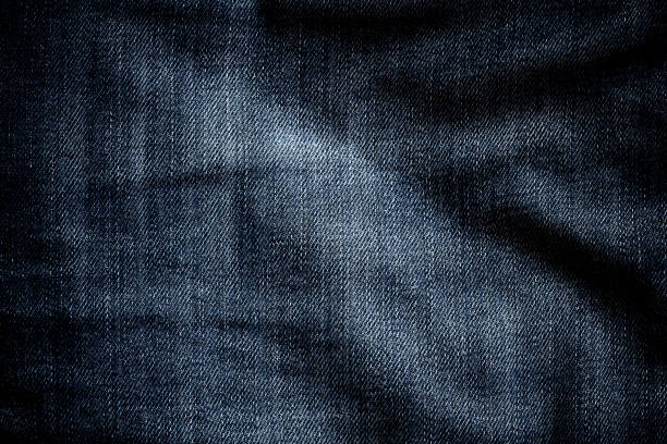 Jeans denim texture close-up stock photo