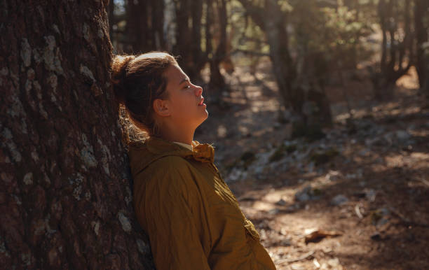 istock caucasian woman enjoys being in nature, 1457055933