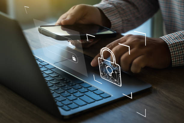 istock CYBER SECURITY Business technology Antivirus Alert Protection Security and Cyber Security Firewall Cybersecurity and information technology 1457057349