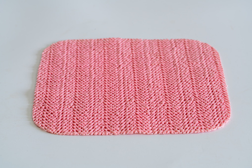 pink rubber mat