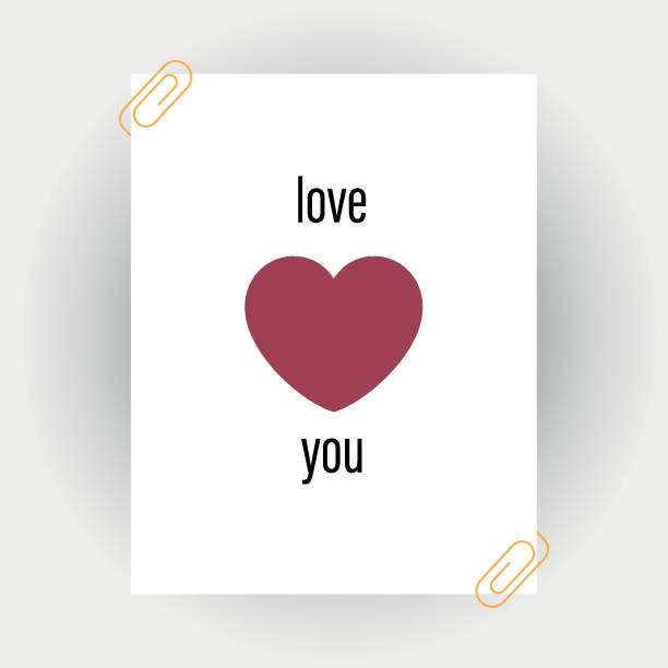 istock Blank greeting card layout with heart. Valentine's Day, Mother's Day and Women's Day concept. Vector - Illustration 1457064121