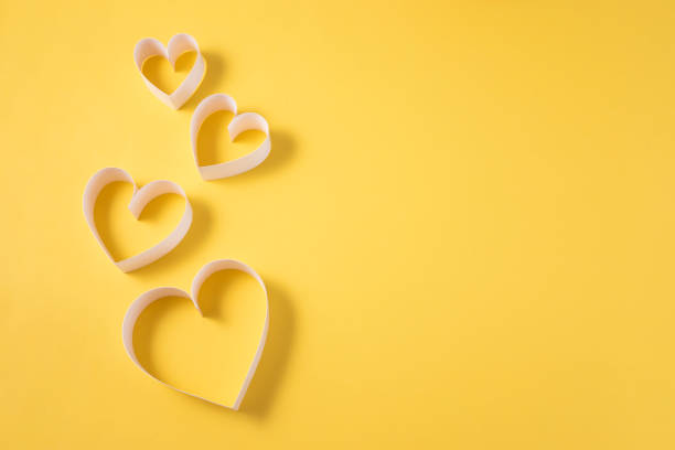 istock Heart Shaped Papers for Valentine's Day 1457064417