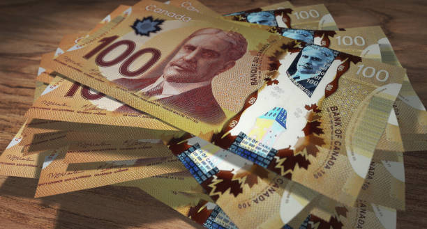 istock Canada Canadian dollar 100 CAD banknote money 3d illustration 1457065147