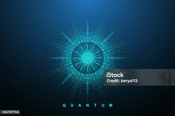 Quantum Computing Concept Deep Learning Artificial Intelligence Big ...