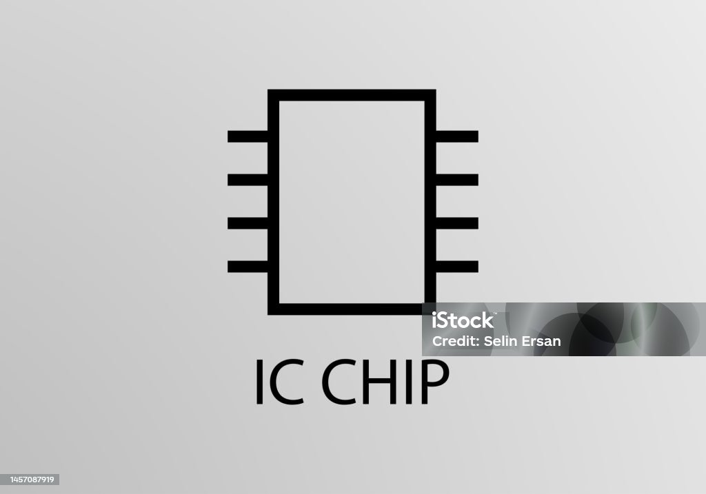 Insert Chip Sign Ic Chip Symbol Vector Symbol Design Engineering Symbols Stock ...