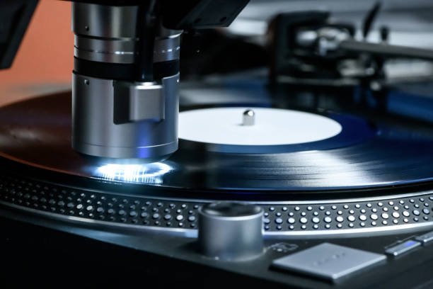 Vinyl Record Printing Pressing Plant, Quality control with microscope
