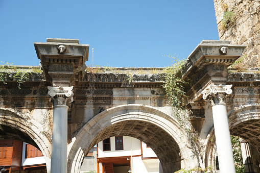 Hadrians Gate in Antalya City, Turkiye