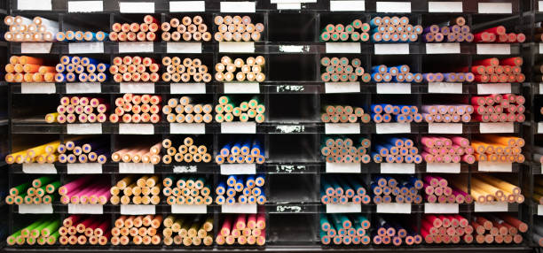 istock A lot of colored pencils on display 1457109912